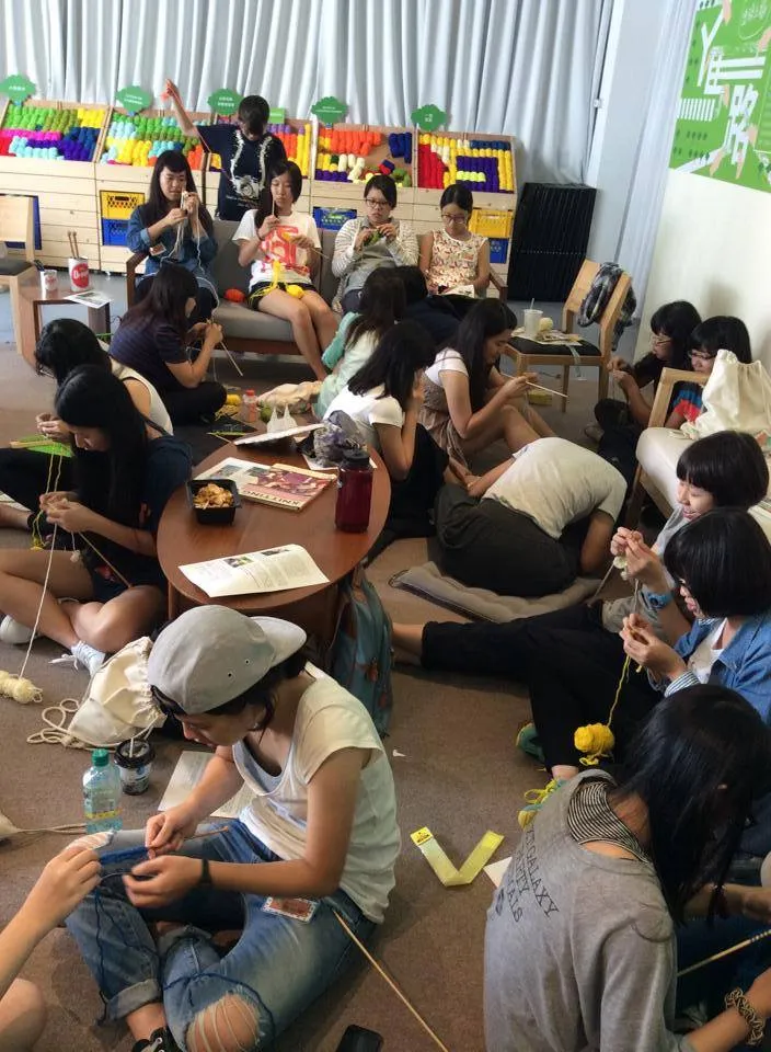 與勤美合作的綠圈圈線編織活動 第1張